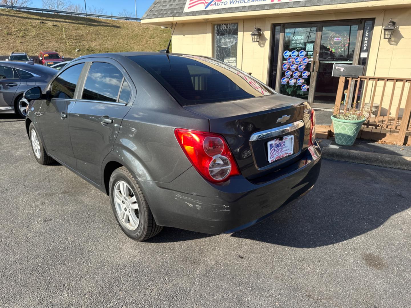 2014 Gray Chevrolet Sonic (1G1JC5SHXE4) , located at 5700 Curlew Drive, Norfolk, VA, 23502, (757) 455-6330, 36.841885, -76.209412 - Photo#3